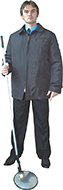 куртка охранника с подстежкой на офисный костюм